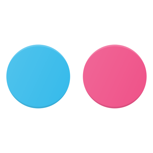 Social media, flickr icon